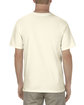 American Apparel Adult 5.5 oz., 100% Soft Spun Cotton T-Shirt cream ModelBack