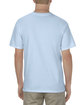 American Apparel Adult 5.5 oz., 100% Soft Spun Cotton T-Shirt POWDER BLUE ModelBack