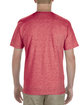 American Apparel Adult 5.5 oz., 100% Soft Spun Cotton T-Shirt heather red ModelBack