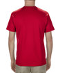 American Apparel Adult 5.5 oz., 100% Soft Spun Cotton T-Shirt red ModelBack