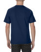 American Apparel Adult 5.5 oz., 100% Soft Spun Cotton T-Shirt TRUE NAVY ModelBack