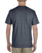 American Apparel Adult 5.5 oz., 100% Soft Spun Cotton T-Shirt heather navy ModelBack