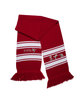 Prime Line Stripe Knit Scarf red/ white DecoFront