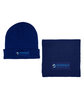 Prime Line Acrylic Knit With Patch Combo navy blue DecoFront