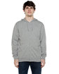 Beimar Drop Ship Unisex Jersey Long-Sleeve Full-Zip Hooded T-Shirt  