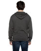 Beimar Drop Ship Unisex Jersey Long-Sleeve Full-Zip Hooded T-Shirt charcoal heather ModelBack