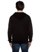 Beimar Drop Ship Unisex Jersey Long-Sleeve Full-Zip Hooded T-Shirt black ModelBack