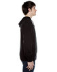 Beimar Drop Ship Unisex Jersey Long-Sleeve Full-Zip Hooded T-Shirt black ModelSide
