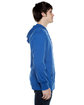 Beimar Drop Ship Unisex Jersey Long-Sleeve Full-Zip Hooded T-Shirt royal ModelSide