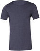 Bella + Canvas Men's Jersey Raw Neck T-Shirt heather navy FlatFront
