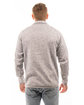 Burnside Men's Sweater Knit Jacket heather grey ModelBack
