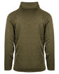 Burnside Men's Sweater Knit Jacket military green ModelBack