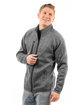Burnside Men's Sweater Knit Jacket heather charcoal ModelQrt