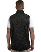 Burnside Men's Sweater Knit Vest heather black ModelBack