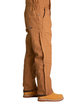 Berne Men's Tall Heritage Insulated Bib Overall brown duck OFSide