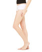 Bella + Canvas Ladies' Cotton/Spandex Shortie WHITE ModelSide