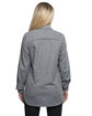 Burnside Ladies' Solid Flannel Shirt  ModelBack