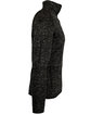 Burnside Ladies' Sweater Knit Jacket heather black ModelSide