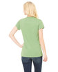 Bella + Canvas Ladies' Jersey Short-Sleeve V-Neck T-Shirt leaf ModelBack