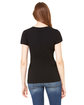 Bella + Canvas Ladies' Jersey Short-Sleeve V-Neck T-Shirt  ModelBack