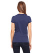 Bella + Canvas Ladies' Jersey Short-Sleeve V-Neck T-Shirt navy ModelBack
