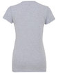 Bella + Canvas Ladies' Jersey Short-Sleeve V-Neck T-Shirt athletic heather FlatBack