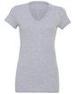 Bella + Canvas Ladies' Jersey Short-Sleeve V-Neck T-Shirt athletic heather OFFront