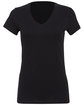 Bella + Canvas Ladies' Jersey Short-Sleeve V-Neck T-Shirt  OFFront