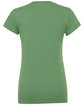 Bella + Canvas Ladies' Jersey Short-Sleeve V-Neck T-Shirt leaf OFBack