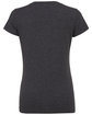 Bella + Canvas Ladies' Jersey Short-Sleeve V-Neck T-Shirt dark gry heather OFBack