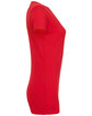 Bella + Canvas Ladies' Jersey Short-Sleeve V-Neck T-Shirt red OFSide