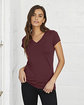 Bella + Canvas Ladies' Jersey Short-Sleeve V-Neck T-Shirt  Lifestyle