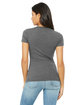 Bella + Canvas Ladies' Jersey Short-Sleeve Deep V-Neck T-Shirt deep heather ModelBack