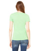 Bella + Canvas Ladies' Jersey Short-Sleeve Deep V-Neck T-Shirt neon green ModelBack