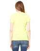 Bella + Canvas Ladies' Jersey Short-Sleeve Deep V-Neck T-Shirt neon yellow ModelBack
