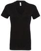 Bella + Canvas Ladies' Jersey Short-Sleeve Deep V-Neck T-Shirt  FlatFront