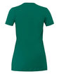 Bella + Canvas Ladies' Jersey Short-Sleeve Deep V-Neck T-Shirt kelly OFBack