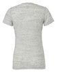 Bella + Canvas Ladies' Jersey Short-Sleeve Deep V-Neck T-Shirt white marble OFBack
