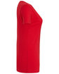Bella + Canvas Ladies' Jersey Short-Sleeve Deep V-Neck T-Shirt red OFSide