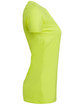 Bella + Canvas Ladies' Jersey Short-Sleeve Deep V-Neck T-Shirt neon yellow OFSide