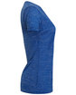 Bella + Canvas Ladies' Jersey Short-Sleeve Deep V-Neck T-Shirt true royal mrble OFSide
