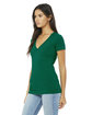 Bella + Canvas Ladies' Jersey Short-Sleeve Deep V-Neck T-Shirt kelly ModelQrt