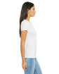 Bella + Canvas Ladies' Jersey Short-Sleeve Deep V-Neck T-Shirt ash ModelSide