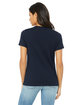 Bella + Canvas Ladies' Relaxed Jersey Short-Sleeve T-Shirt NAVY ModelBack