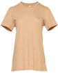 Bella + Canvas Ladies' Relaxed Jersey Short-Sleeve T-Shirt sand dune FlatFront