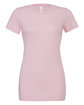 Bella + Canvas Ladies' Relaxed Jersey Short-Sleeve T-Shirt pink OFFront