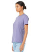 Bella + Canvas Ladies' Relaxed Jersey Short-Sleeve T-Shirt DARK LAVENDER ModelQrt