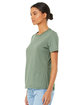 Bella + Canvas Ladies' Relaxed Jersey Short-Sleeve T-Shirt sage ModelQrt