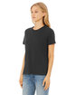 Bella + Canvas Ladies' Relaxed Jersey Short-Sleeve T-Shirt DARK GREY ModelQrt