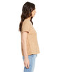 Bella + Canvas Ladies' Relaxed Jersey Short-Sleeve T-Shirt SAND DUNE ModelSide